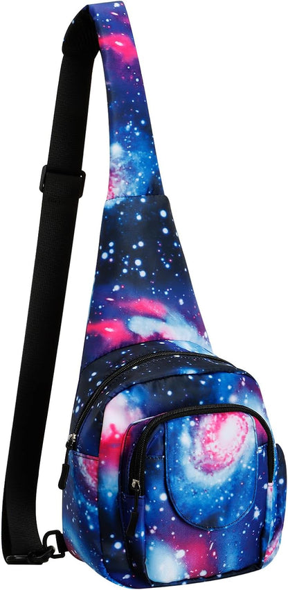 Small Sling Bag for Women Crossbody Backpack Hiking Travel Daypack Chest Bag Lightweight Shoulder Bag