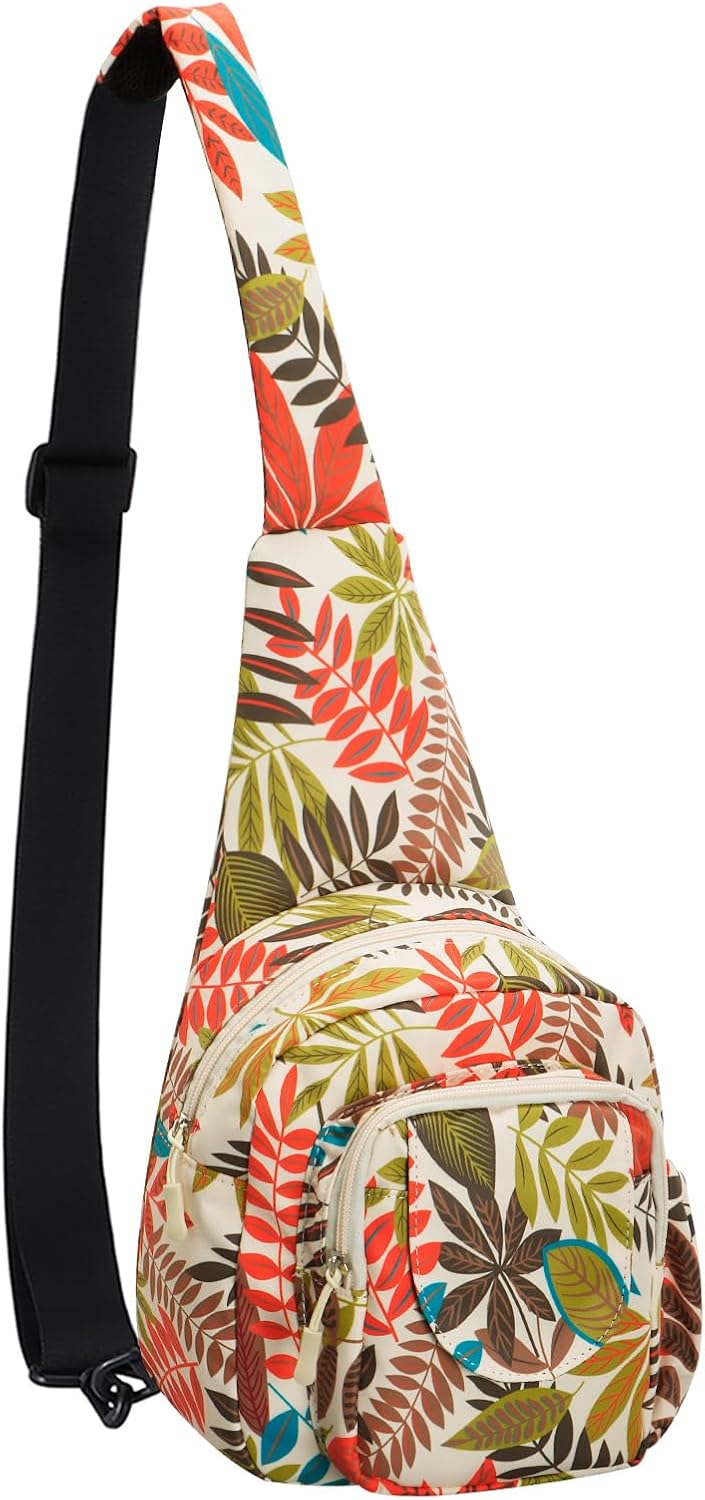 Small Sling Bag for Women Crossbody Backpack Hiking Travel Daypack Chest Bag Lightweight Shoulder Bag