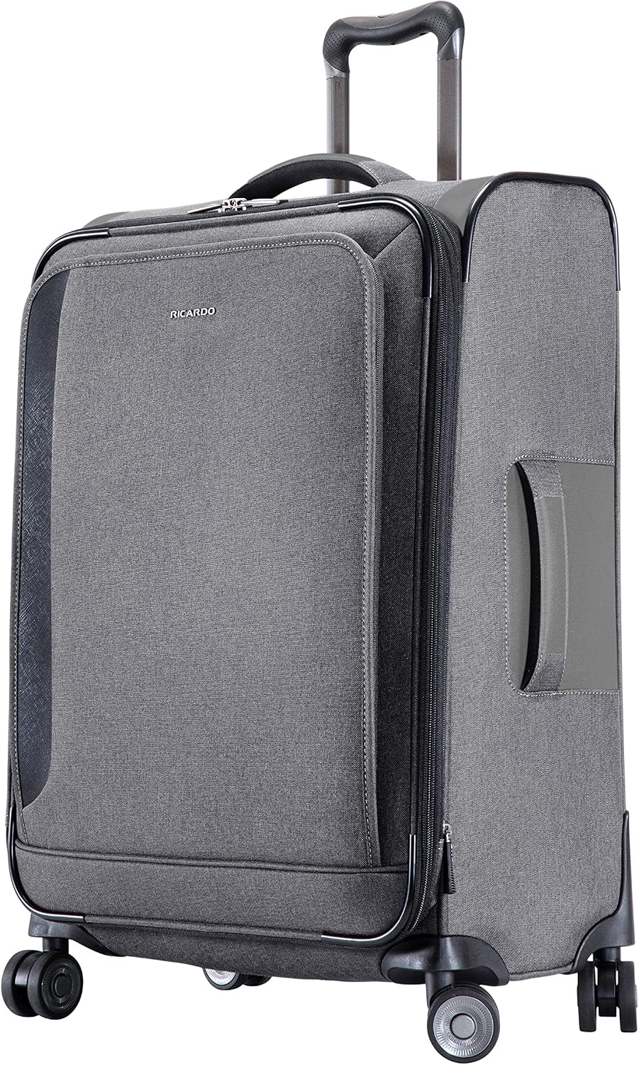 Malibu Bay 3.0 Softside, 4 Wheel Spinner, Lightweight Suitcase, Unisex, Stylish, Blue, Carry-On 20-Inch