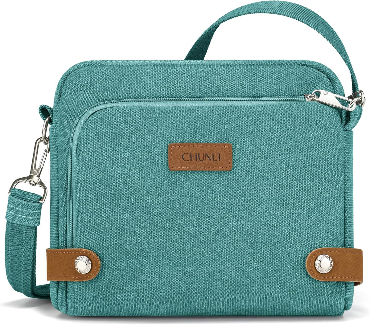 Anti Theft Crossbody Bag for Women, RFID Blocking Travel Purse with Lockable Zippers & Slash Resistant Strap