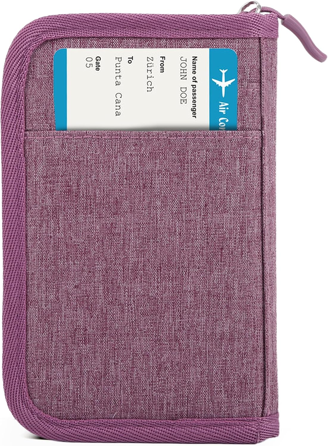 Passport Holder Family, Women Rfid Blocking Passport Wallet, Travel Document Organizer for Premium Wallets, Waterproof Passport Holders Bag for Women & Men Traveling, Credit Cards Case