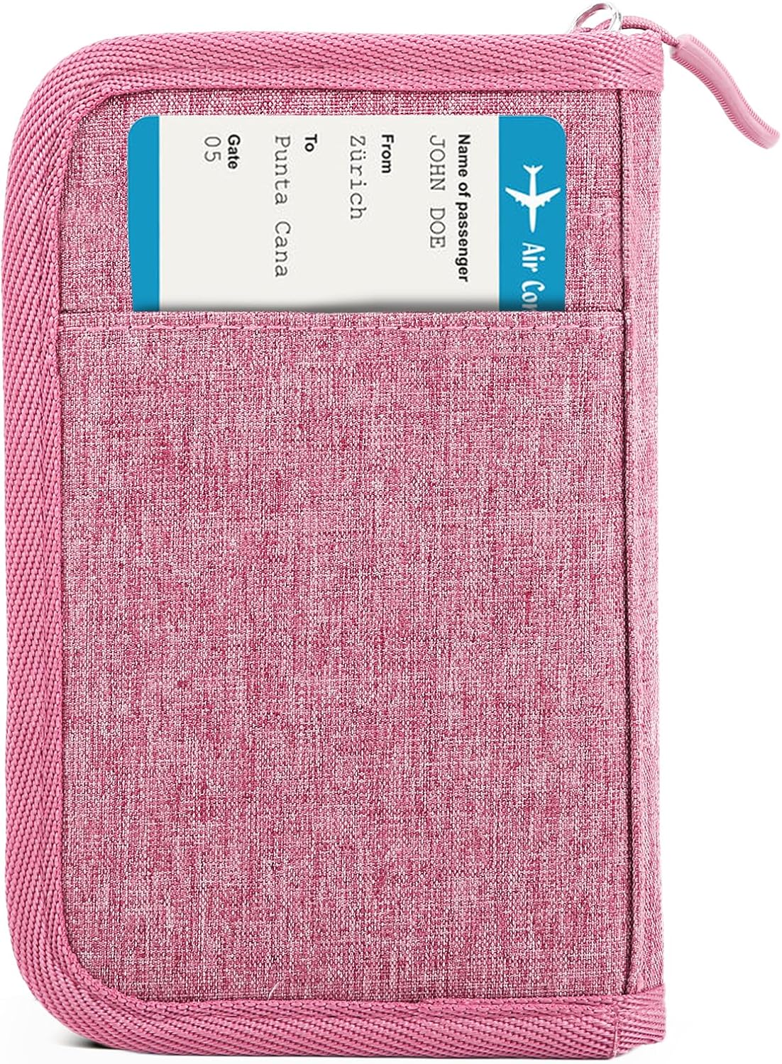 Passport Holder Family, Women Rfid Blocking Passport Wallet, Travel Document Organizer for Premium Wallets, Waterproof Passport Holders Bag for Women & Men Traveling, Credit Cards Case