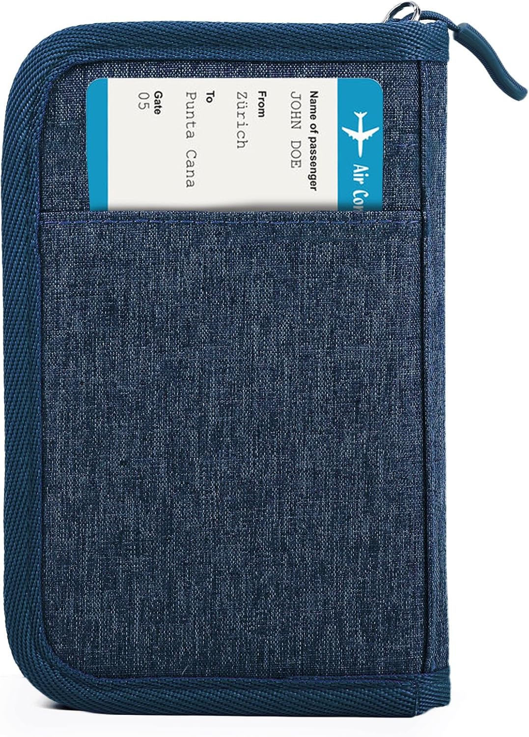Passport Holder Family, Women Rfid Blocking Passport Wallet, Travel Document Organizer for Premium Wallets, Waterproof Passport Holders Bag for Women & Men Traveling, Credit Cards Case