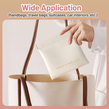 TSA Approved Toiletry Bag, 2 Pack Clear Makeup Bags with Handles, PVC Cosmetic Bags for Women and Men, Carry on Airport Airline Compliant Bag，3 Mini Accessories Organizer brown