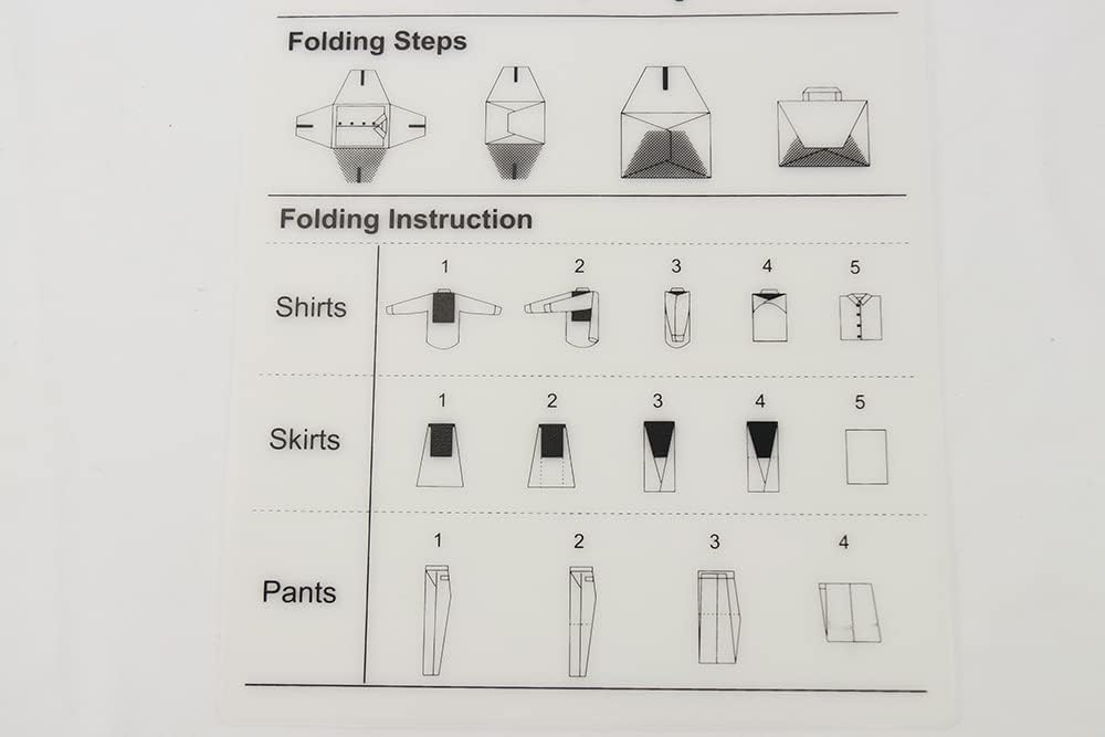 Garment Folder for Travel,uniformer Organizer,packing envelopes for clothing,folding garment bag for suitcase,pants skirt shirt folder board,packing cubes,Sleeve Protector Keeps Clothes Wrinkle Free