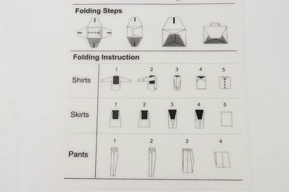 Garment Folder for Travel,uniformer Organizer,packing envelopes for clothing,folding garment bag for suitcase,pants skirt shirt folder board,packing cubes,Sleeve Protector Keeps Clothes Wrinkle Free