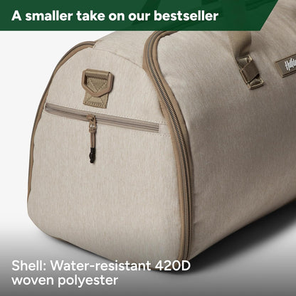 Halfday Convertible 2-in-1 Garment Duffel Weekender Bag 40L: Wrinkle-Free Travel (Hanging Suit Compartment, Shoe Pockets, Trolley Sleeve), Durable & Water-Resistant Carry-on, Shadow