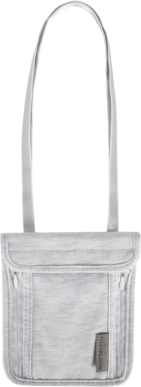 Undergarment Neck Pouch - Gray