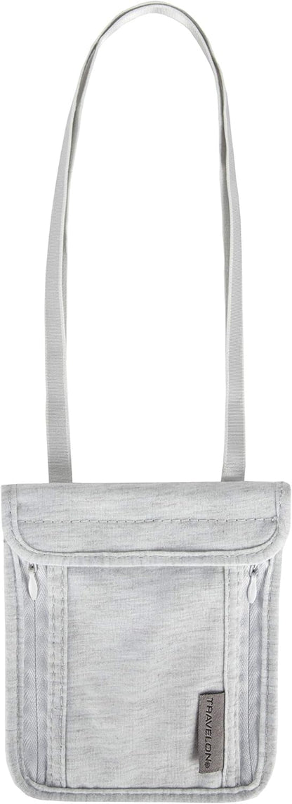 Undergarment Neck Pouch - Gray