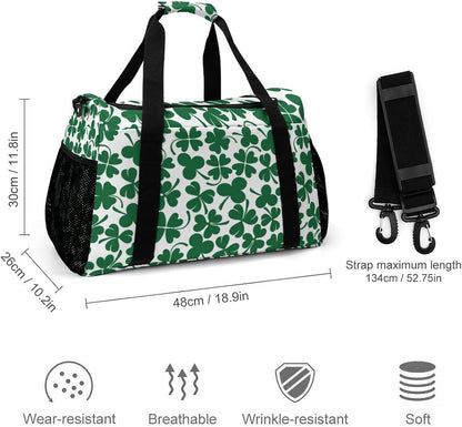 Weekender Overnight Bag Duffel for Travel Gym Sports Large Main Compartment Carry Handles