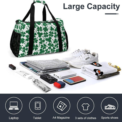 Weekender Overnight Bag Duffel for Travel Gym Sports Large Main Compartment Carry Handles
