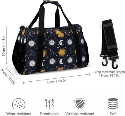 Weekender Overnight Bag Duffel for Travel Gym Sports Large Main Compartment Carry Handles