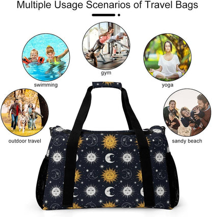 Weekender Overnight Bag Duffel for Travel Gym Sports Large Main Compartment Carry Handles