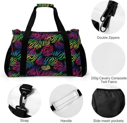 Weekender Overnight Bag Duffel for Travel Gym Sports Large Main Compartment Carry Handles