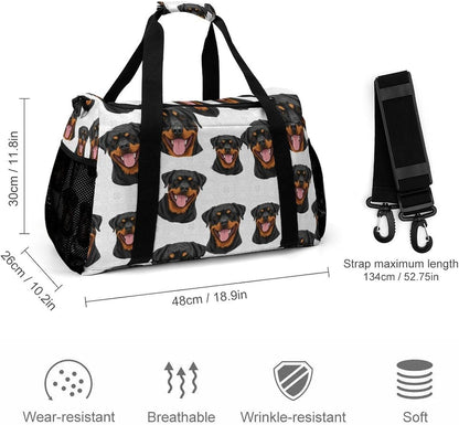 Weekender Overnight Bag Duffel for Travel Gym Sports Large Main Compartment Carry Handles