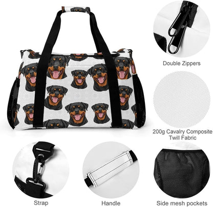 Weekender Overnight Bag Duffel for Travel Gym Sports Large Main Compartment Carry Handles