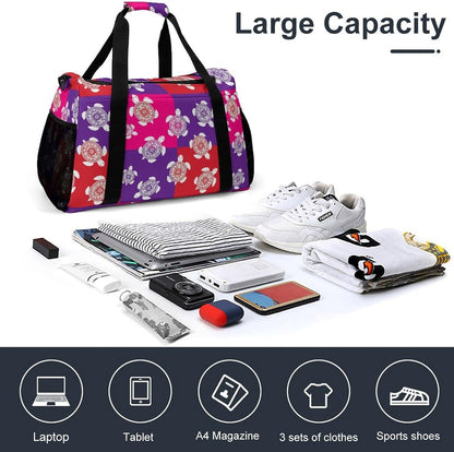Weekender Overnight Bag Duffel for Travel Gym Sports Large Main Compartment Carry Handles
