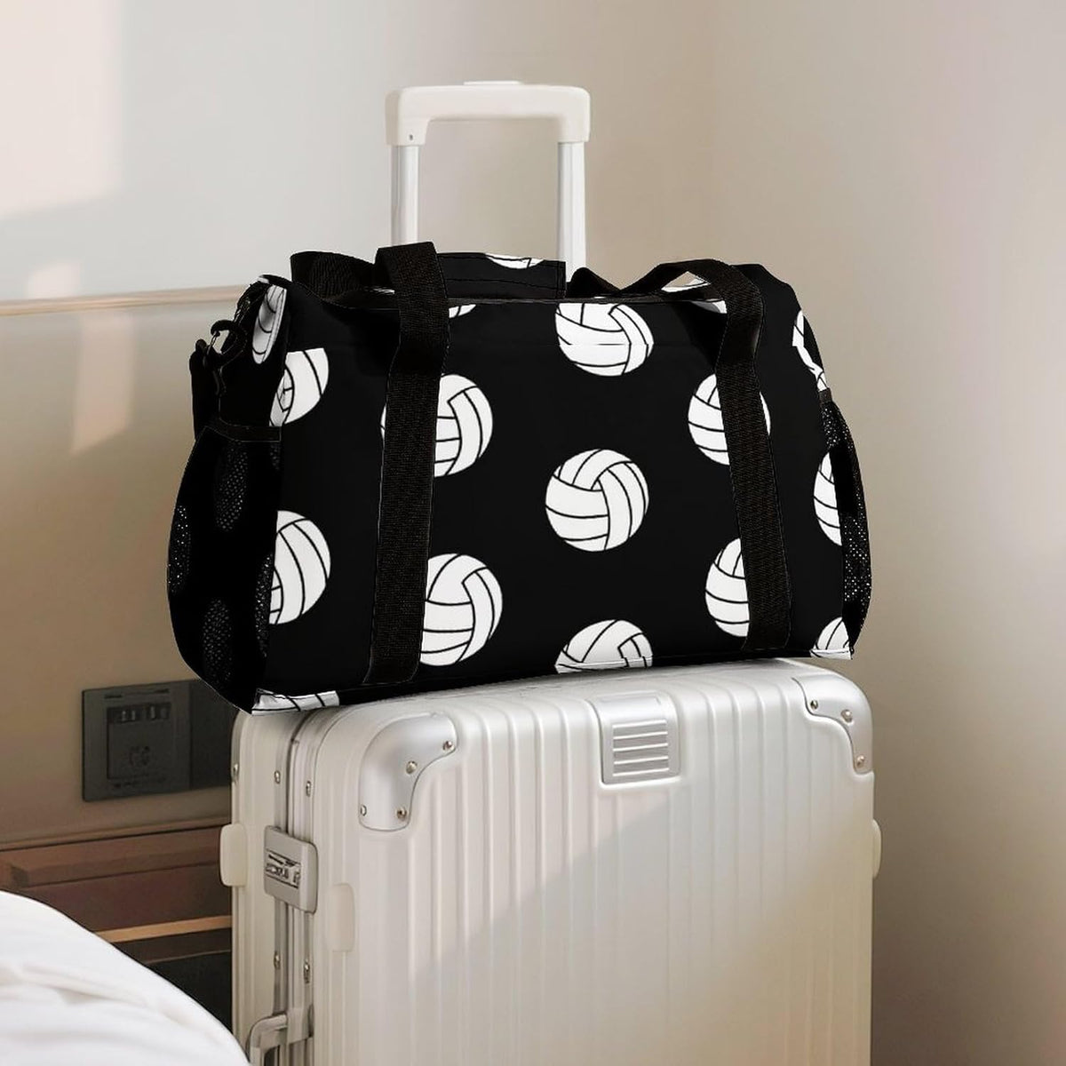 Weekender Overnight Bag Duffel for Travel Gym Sports Large Main Compartment Carry Handles