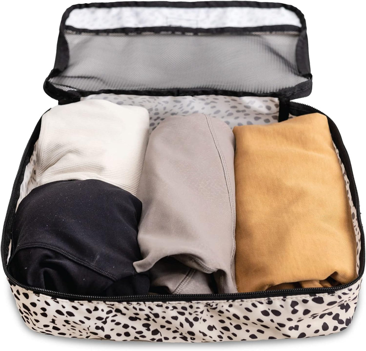 Packing Cubes for Travel, 6-Piece Large Packing Cube Organizer Set for Suitcase, Duffel Bag, Luggage, Multiple Sizes Travel Essentials (Desert Leopard)