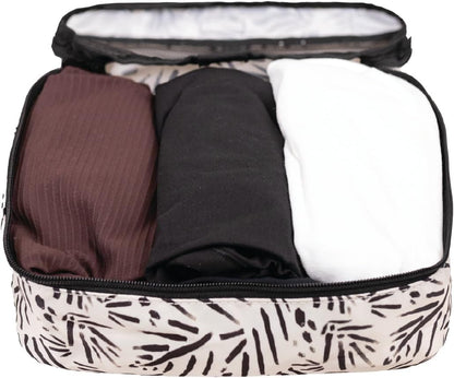 Packing Cubes for Travel, 6-Piece Large Packing Cube Organizer Set for Suitcase, Duffel Bag, Luggage, Multiple Sizes Travel Essentials (Desert Leopard)