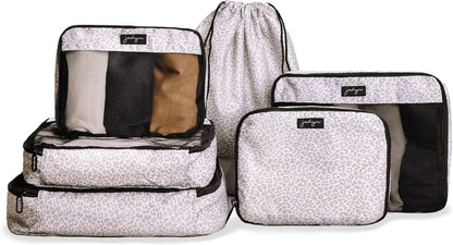 Packing Cubes for Travel, 6-Piece Large Packing Cube Organizer Set for Suitcase, Duffel Bag, Luggage, Multiple Sizes Travel Essentials (Desert Leopard)