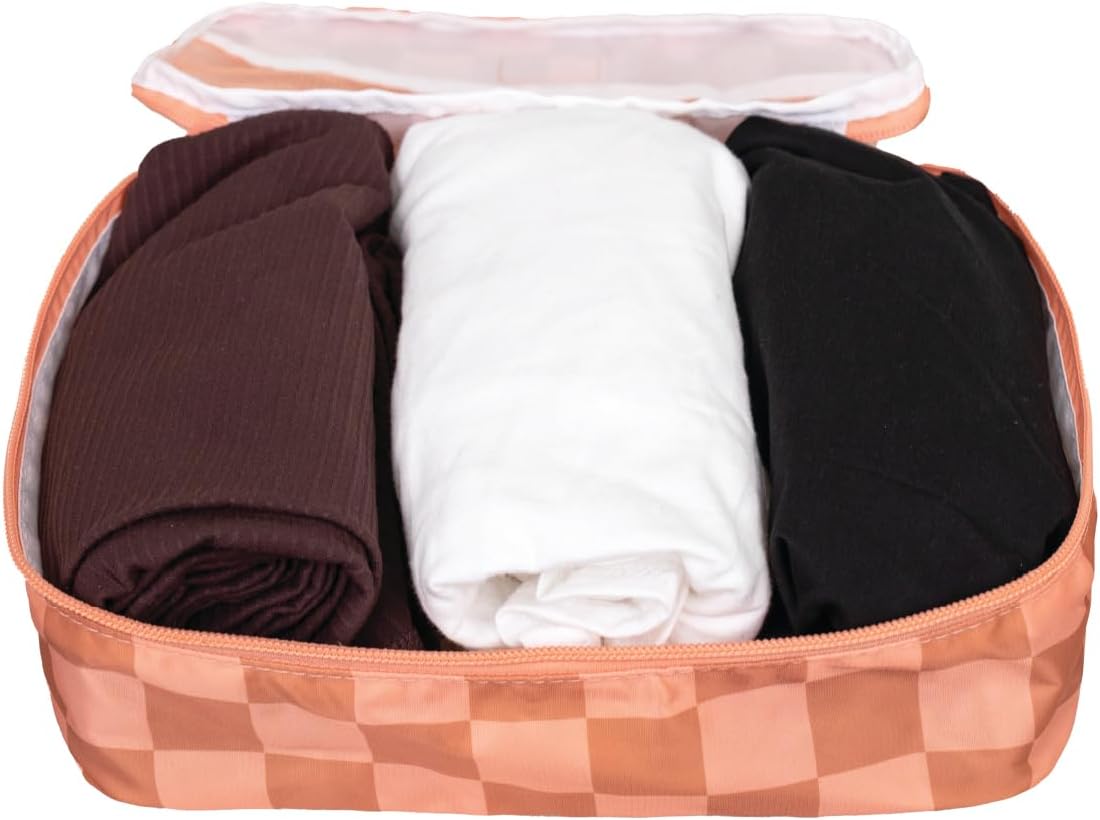 Packing Cubes for Travel, 6-Piece Large Packing Cube Organizer Set for Suitcase, Duffel Bag, Luggage, Multiple Sizes Travel Essentials (Desert Leopard)