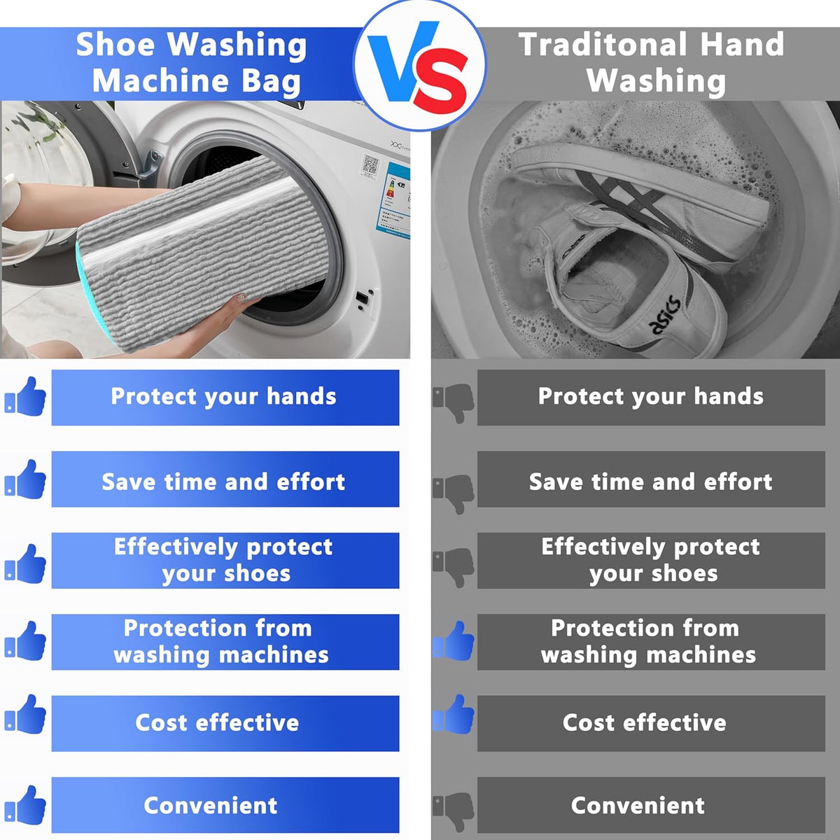 2Pcs Reusable Shoe Washing Machine Bag for Washer and Dryer:Free Up Hands, Prevent Deformation,shoe bag with Zipper Protection Design, Use for all Shoes,Sports Shoes(Yellow)