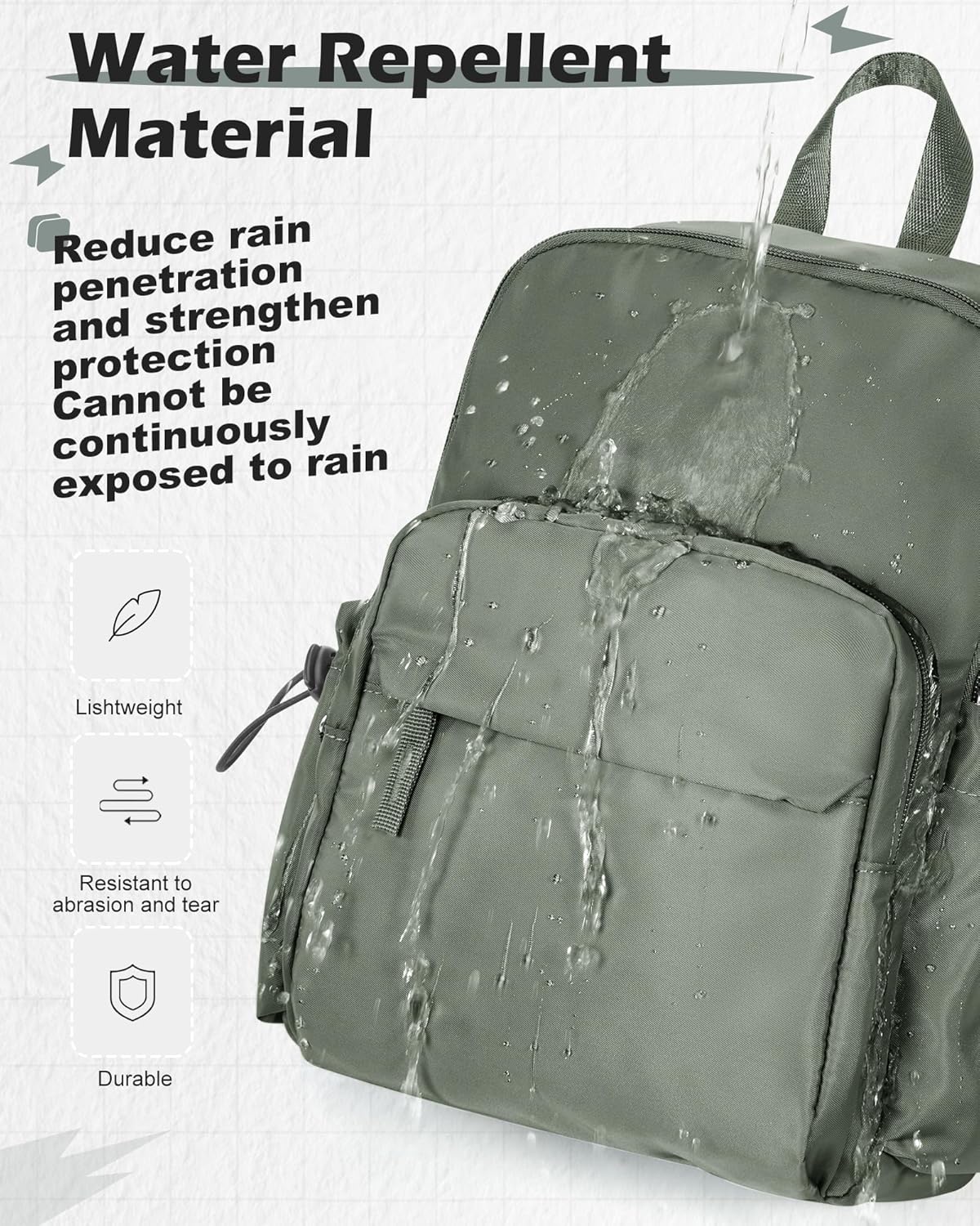 Sling Crossbody Bag for Men Women, Tactical Backpack Shoulder Daypack Mini Anti-Theft Motorcycle Chest Bags, Small One Strap Backpack for Casual Travel Hiking Outdoor Sports Off White