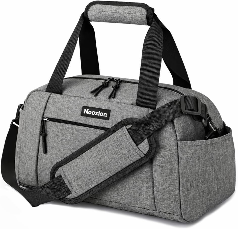 14 inch Small Gym Bag for Women & Men, Lightweight Carry On Mini Duffle Bag with Multiple Pockets, Sports Bag for Travel and Workout.