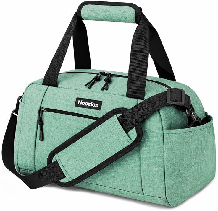 14 inch Small Gym Bag for Women & Men, Lightweight Carry On Mini Duffle Bag with Multiple Pockets, Sports Bag for Travel and Workout.