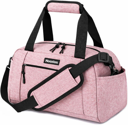 14 inch Small Gym Bag for Women & Men, Lightweight Carry On Mini Duffle Bag with Multiple Pockets, Sports Bag for Travel and Workout.