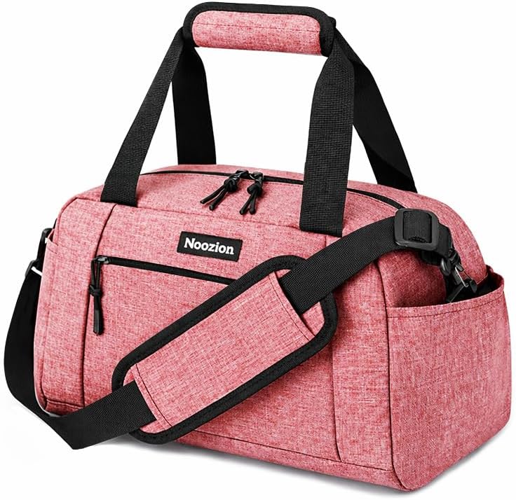 14 inch Small Gym Bag for Women & Men, Lightweight Carry On Mini Duffle Bag with Multiple Pockets, Sports Bag for Travel and Workout.