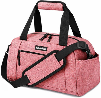 14 inch Small Gym Bag for Women & Men, Lightweight Carry On Mini Duffle Bag with Multiple Pockets, Sports Bag for Travel and Workout.