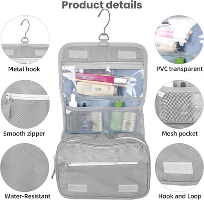 8 Set Expandable Compression Packing Cubes for Suitcases Travel Essentials Carry On Waterproof Storage Bag With Dry And Wet Separation Dark Blue