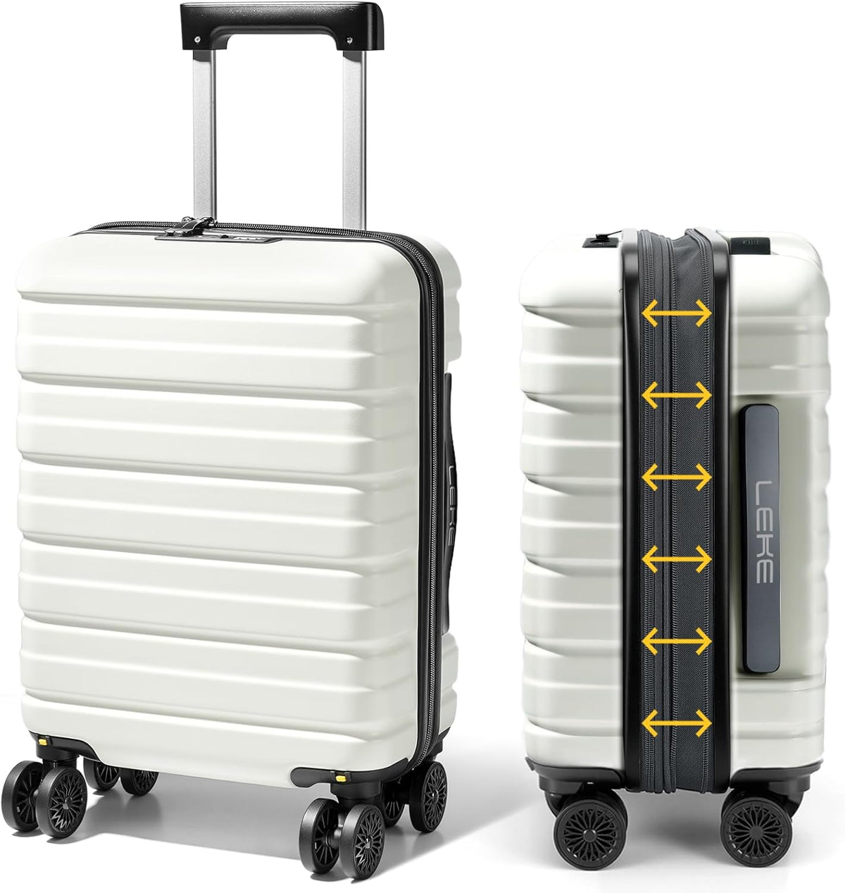 16 Inch Underseat Carry On Luggage Airline Approved, Hard Shell Suitcase with TSA Lock, Lightweight Spinner Wheels Durable ABS Compact Carry-On for Travel Weekend Trips Men Women, Blue