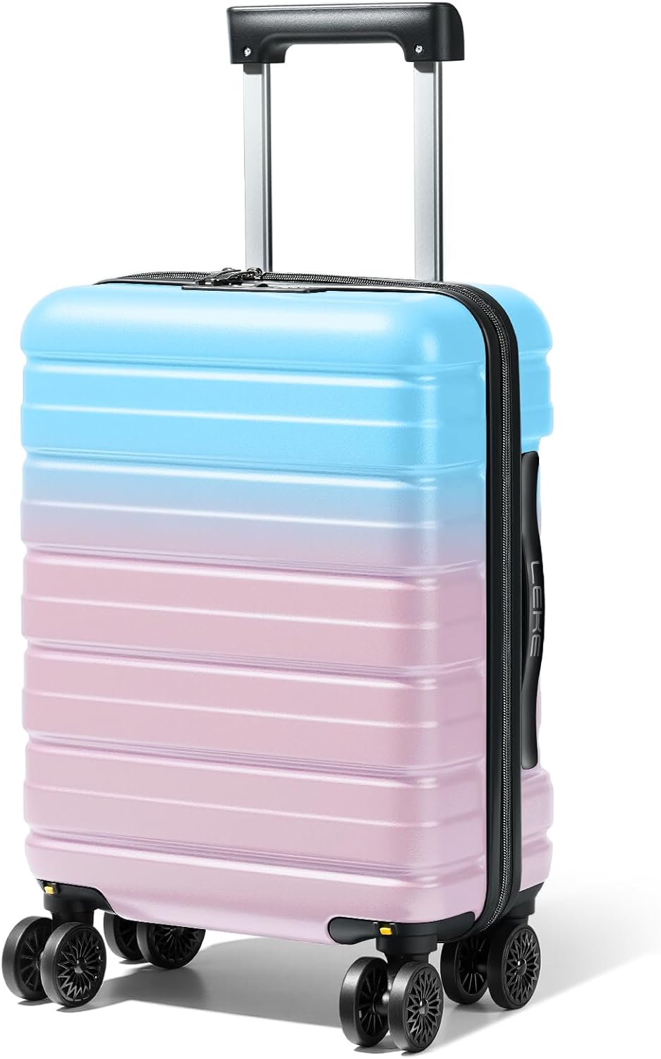 16 Inch Underseat Carry On Luggage Airline Approved, Hard Shell Suitcase with TSA Lock, Lightweight Spinner Wheels Durable ABS Compact Carry-On for Travel Weekend Trips Men Women, Blue