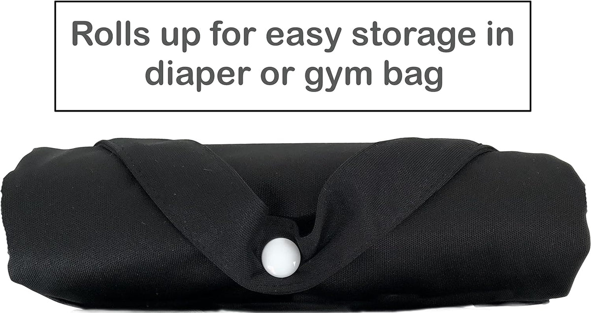 Wet Bags for Baby | Travel | Cloth Diapers | Swimsuits and Towel | Wet Dry Bag for Breast Pump Parts, Gym, Yoga | Water & Odor Resistant (Blue&Gray)