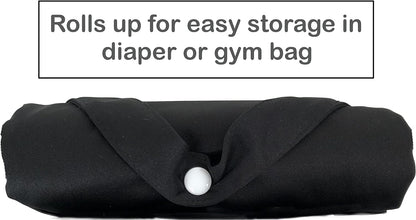Wet Bags for Baby | Travel | Cloth Diapers | Swimsuits and Towel | Wet Dry Bag for Breast Pump Parts, Gym, Yoga | Water & Odor Resistant (Blue&Gray)