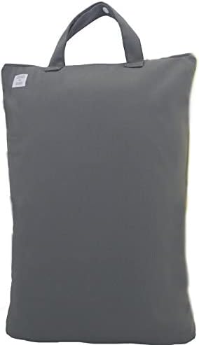 Wet Bags for Baby | Travel | Cloth Diapers | Swimsuits and Towel | Wet Dry Bag for Breast Pump Parts, Gym, Yoga | Water & Odor Resistant (Blue&Gray)