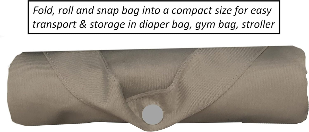 Wet Bags for Baby | Travel | Cloth Diapers | Swimsuits and Towel | Wet Dry Bag for Breast Pump Parts, Gym, Yoga | Water & Odor Resistant (Blue&Gray)