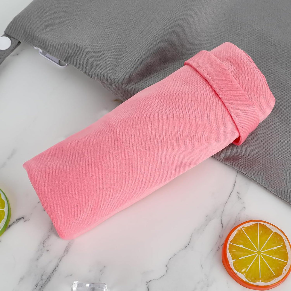 Baby Cloth Diaper Wet/Dry Bags, 2 Pack With Two Zippered Pockets, Waterproof Washable Reusable for Travel, Beach, Pool, Gym, Swimsuits or Wet Clothes, L0113