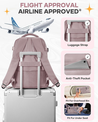 Travel Backpack Carry On Backpack Personal Item Travel Bag Mochila De Viaje Carry On Backpack For Airplanes Traveling Backpack For Women Gym Backpacks College Backpacks Sapphire Blue - Colors B
