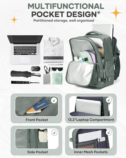 Travel Backpack Carry On Backpack Personal Item Travel Bag Mochila De Viaje Carry On Backpack For Airplanes Traveling Backpack For Women Gym Backpacks College Backpacks Sapphire Blue - Colors B