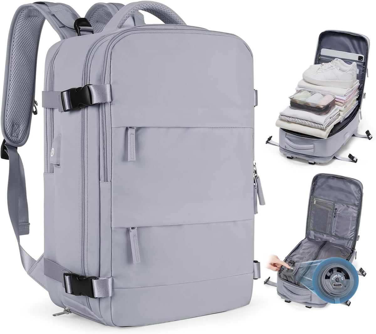 Travel Backpack Carry On Backpack Personal Item Travel Bag Mochila De Viaje Carry On Backpack For Airplanes Traveling Backpack For Women Gym Backpacks College Backpacks Sapphire Blue - Colors B