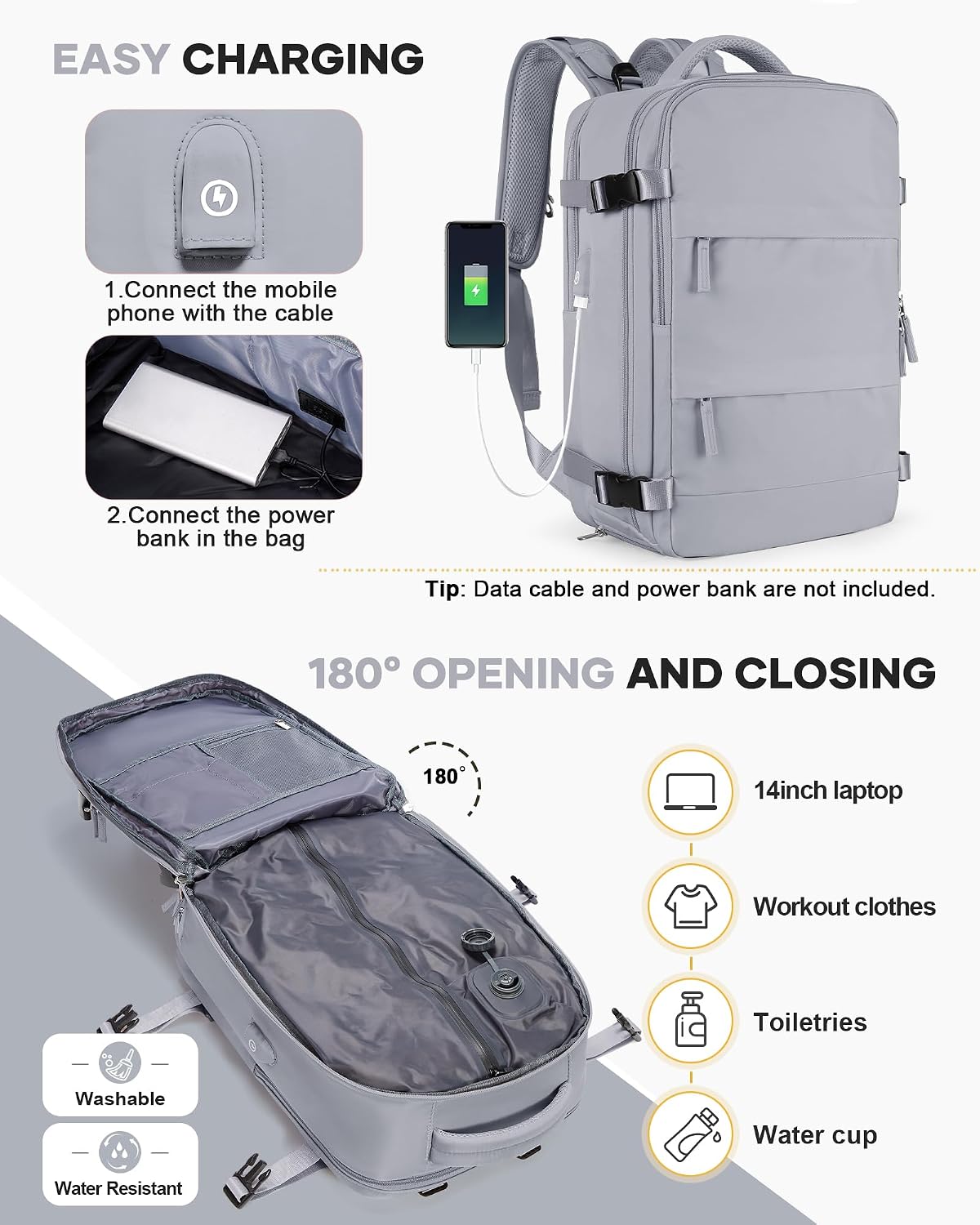 Travel Backpack Carry On Backpack Personal Item Travel Bag Mochila De Viaje Carry On Backpack For Airplanes Traveling Backpack For Women Gym Backpacks College Backpacks Sapphire Blue - Colors B