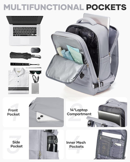 Travel Backpack Carry On Backpack Personal Item Travel Bag Mochila De Viaje Carry On Backpack For Airplanes Traveling Backpack For Women Gym Backpacks College Backpacks Sapphire Blue - Colors B