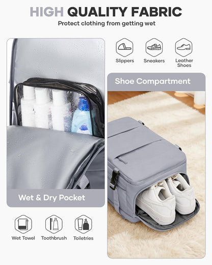 Travel Backpack Carry On Backpack Personal Item Travel Bag Mochila De Viaje Carry On Backpack For Airplanes Traveling Backpack For Women Gym Backpacks College Backpacks Sapphire Blue - Colors B