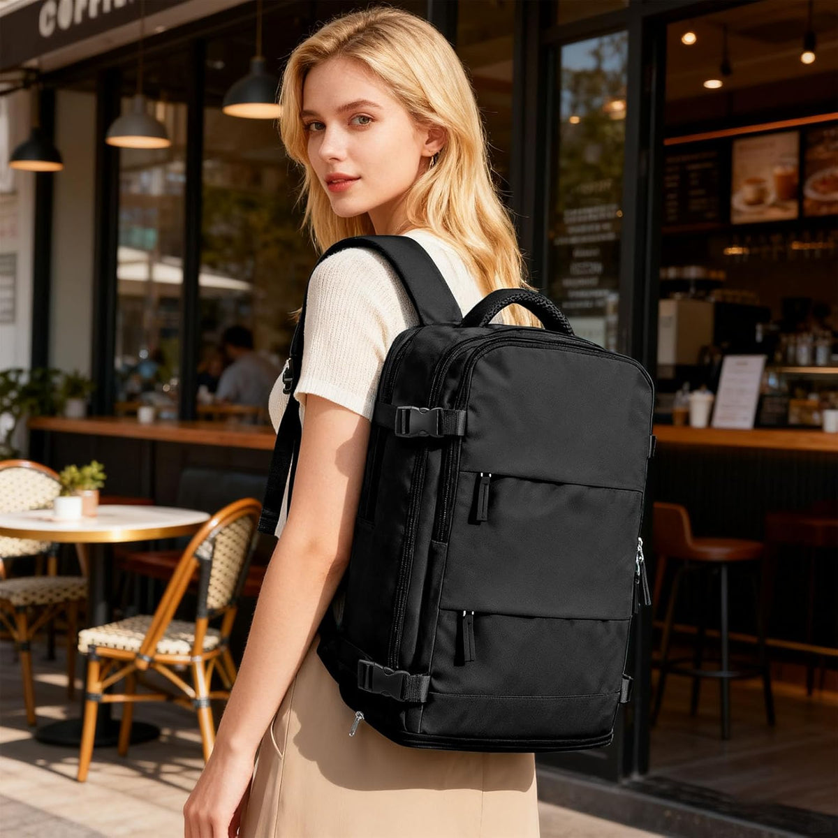 Travel Backpack Carry On Backpack Personal Item Travel Bag Mochila De Viaje Carry On Backpack For Airplanes Traveling Backpack For Women Gym Backpacks College Backpacks Sapphire Blue - Colors B