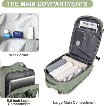 Travel Backpack Carry On Backpack Personal Item Travel Bag Mochila De Viaje Carry On Backpack For Airplanes Traveling Backpack For Women Gym Backpacks College Backpacks Sapphire Blue - Colors B