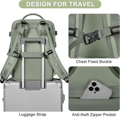 Travel Backpack Carry On Backpack Personal Item Travel Bag Mochila De Viaje Carry On Backpack For Airplanes Traveling Backpack For Women Gym Backpacks College Backpacks Sapphire Blue - Colors B